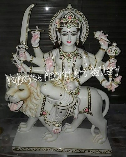 Marble Durga Maa Statue
