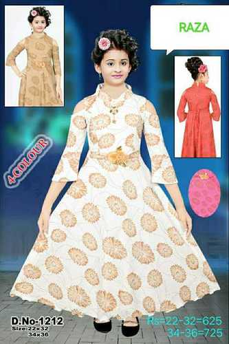 Brown Girls Long Frock