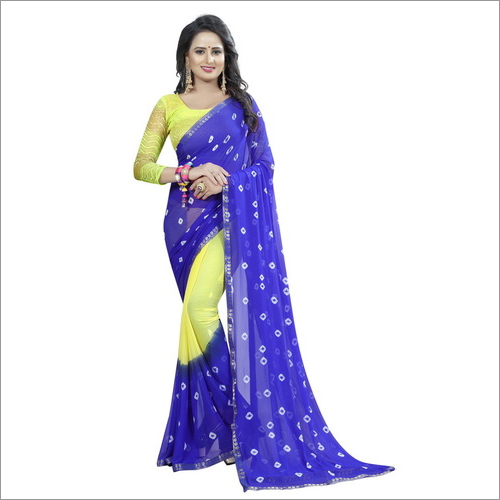 Print Chiffon Saree