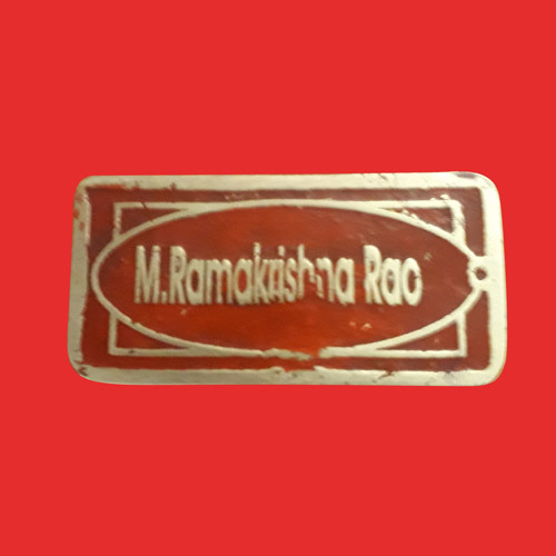 Commercial Brass Name Plate