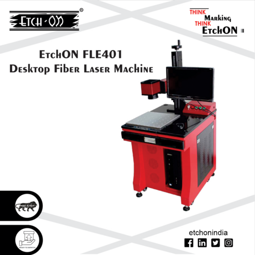 EtchON Desktop Fiber Laser Marking Machine FLE401D