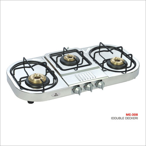 Steel Three Burner Stove