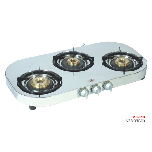 VS3 D-TRAY - Stainless Steel, 3 Burner Design | Durable  Feature-Rich Cooking Surface