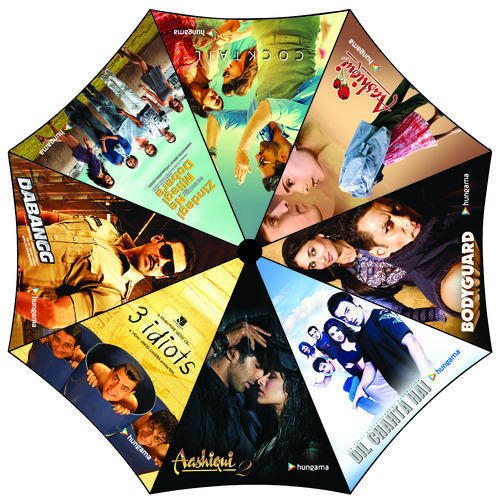 Digital Umbrella - Polyester 100cm, Multicolor | Durable Design, Water Resistant, UV Protection