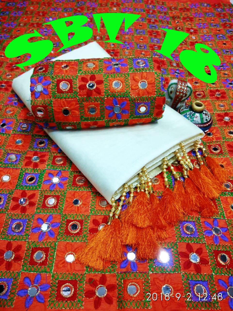 Doriya Cotton Saree With Latkan
