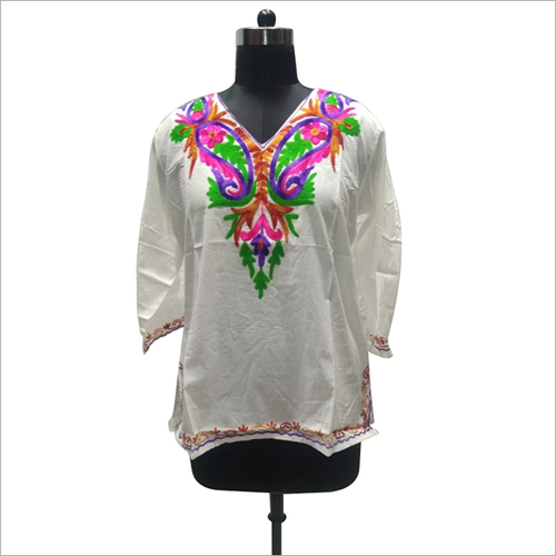 Cream Ladies Kurties