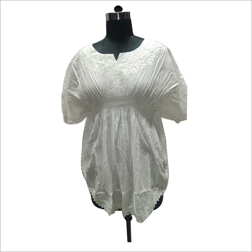 White Ladies Cotton Top