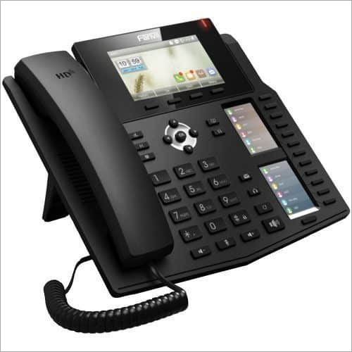 Black Fanvil X6 Ip Phone
