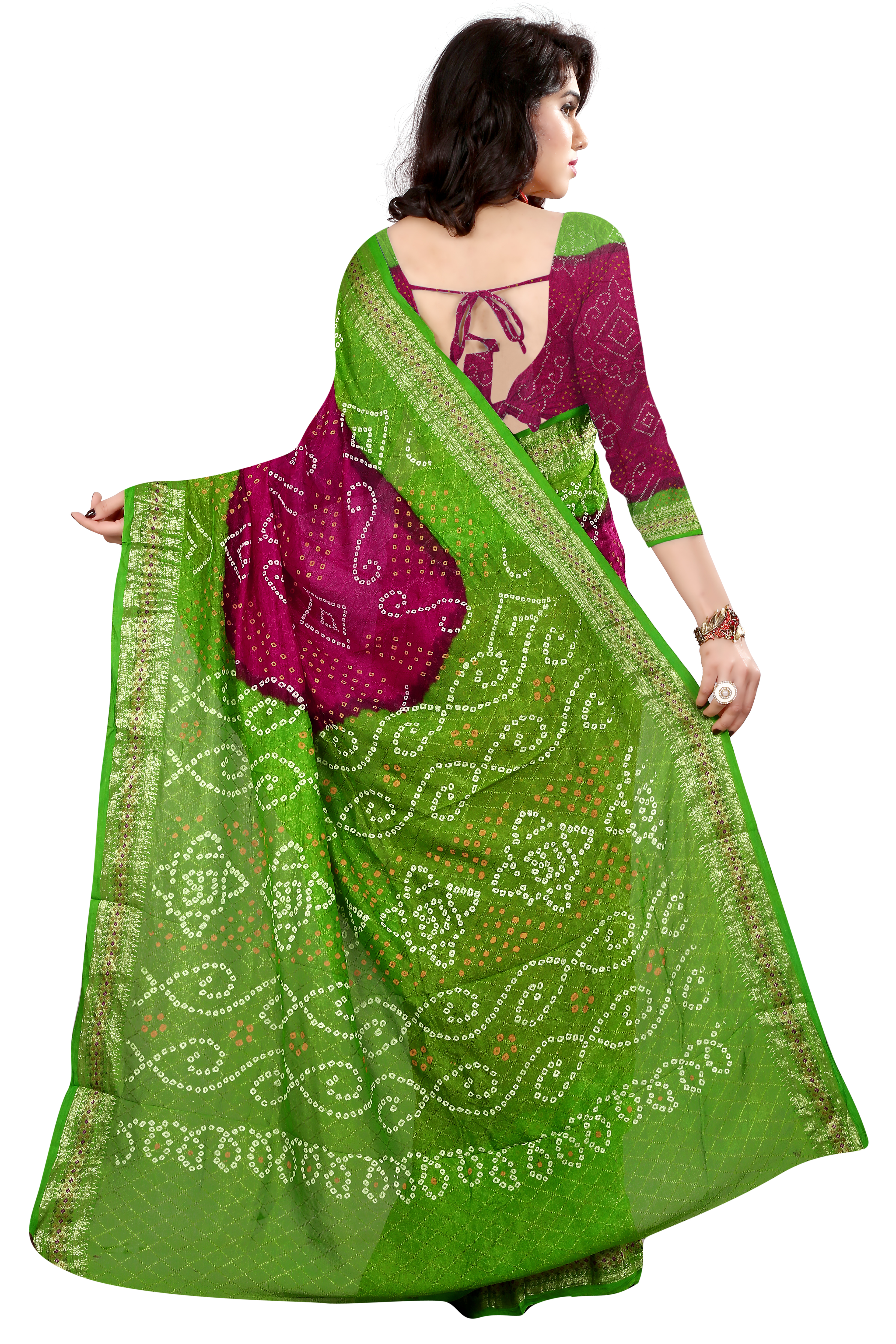 Bandhani Printed Saree