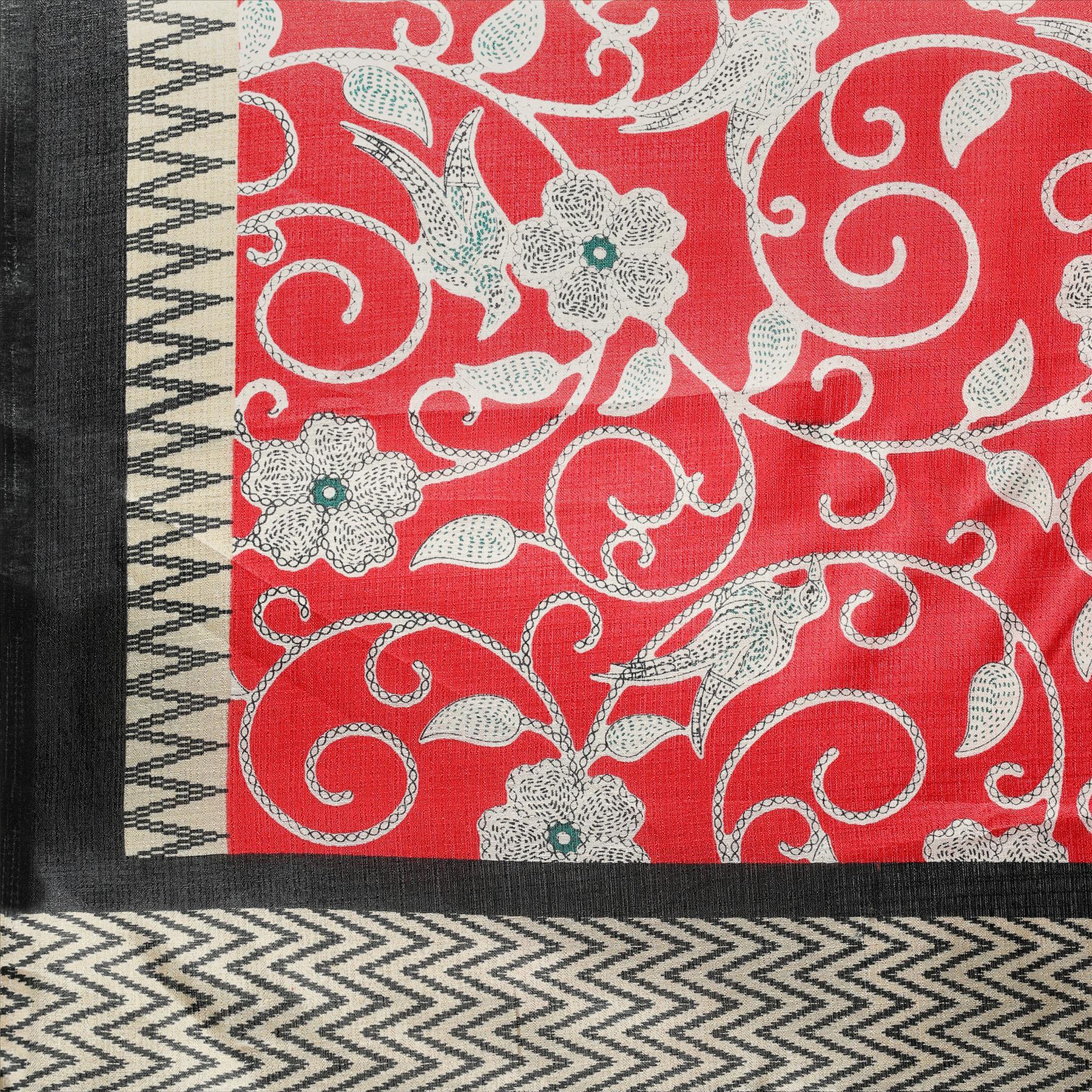 Printed Dupatta with Jhalar/ Tessals