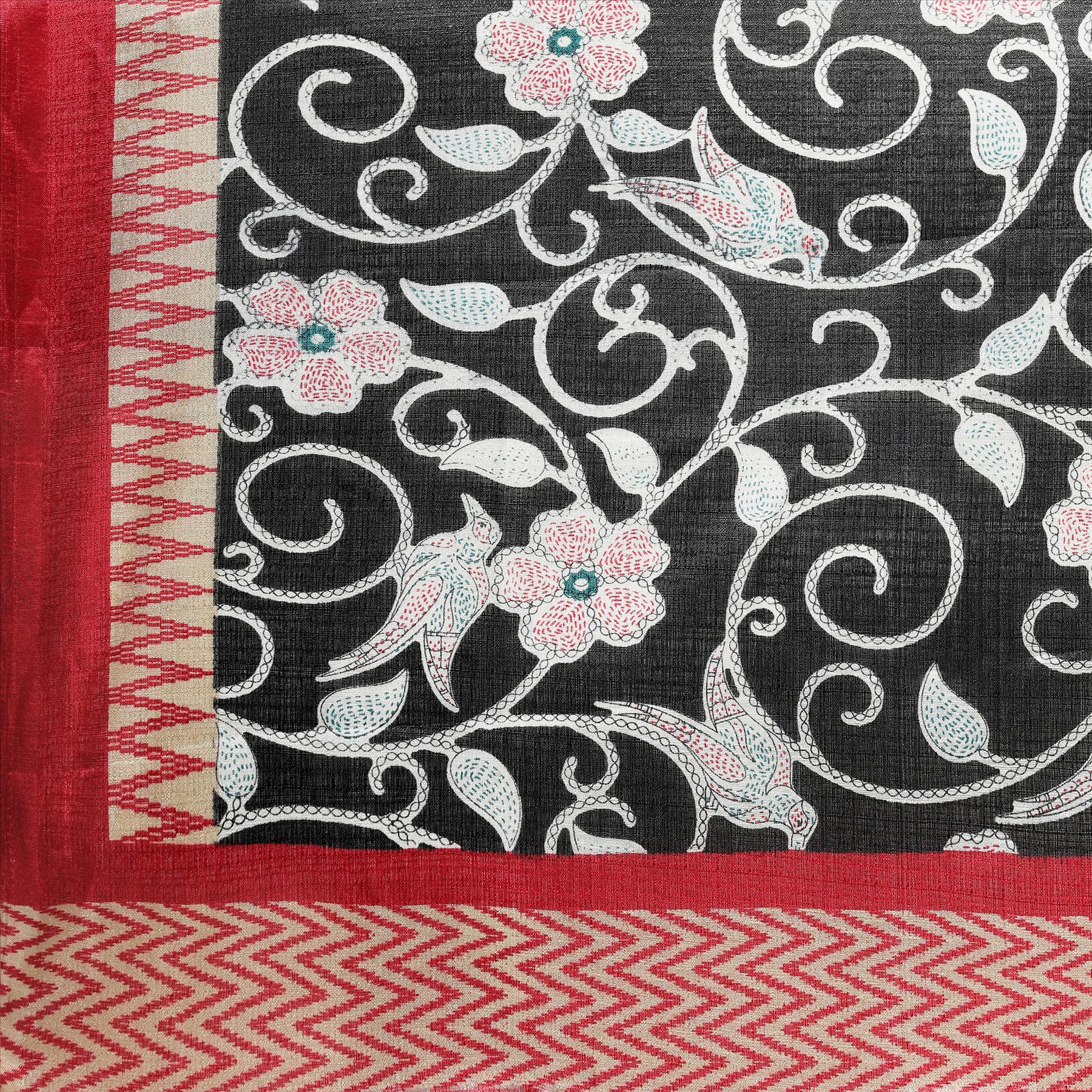 Printed Dupatta with Jhalar/ Tessals