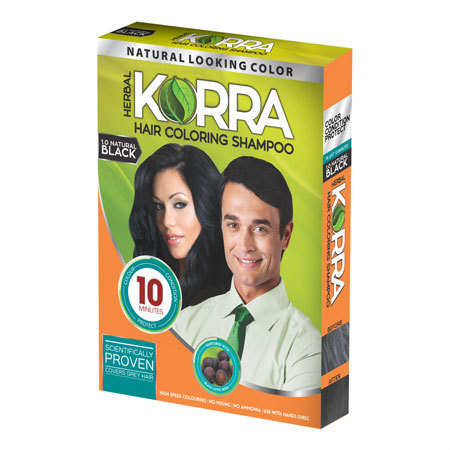 Korra Black Hair Coloring Shampoo