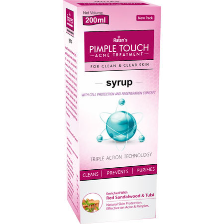 Pimple Touch Syrup - Herbal Formula | Fast-Acting Relief for Skin Blemishes and Acne