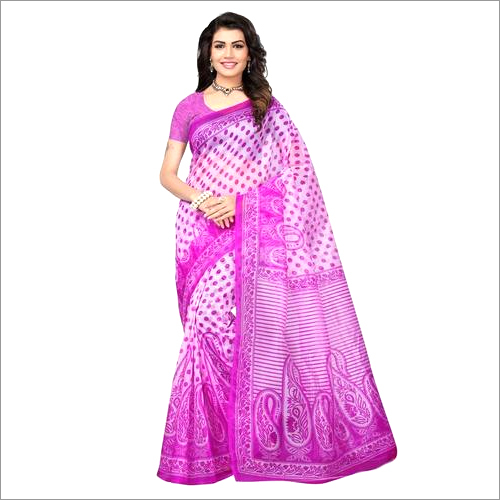 Cotten Print Saree