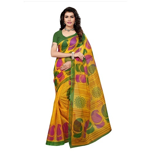 Printed Silk Saree