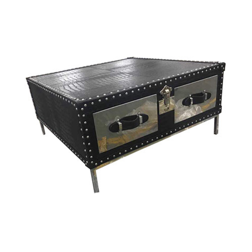 Leather Coffee Table