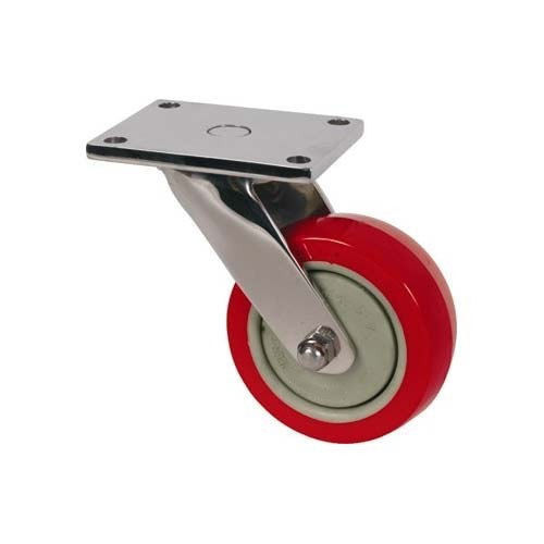 Trolley Castor Wheels - Color: Red