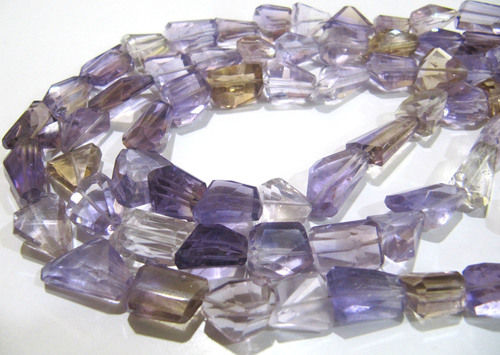 ON SALE Natural Ametrine Irregular Nugget Shape Laser Cut