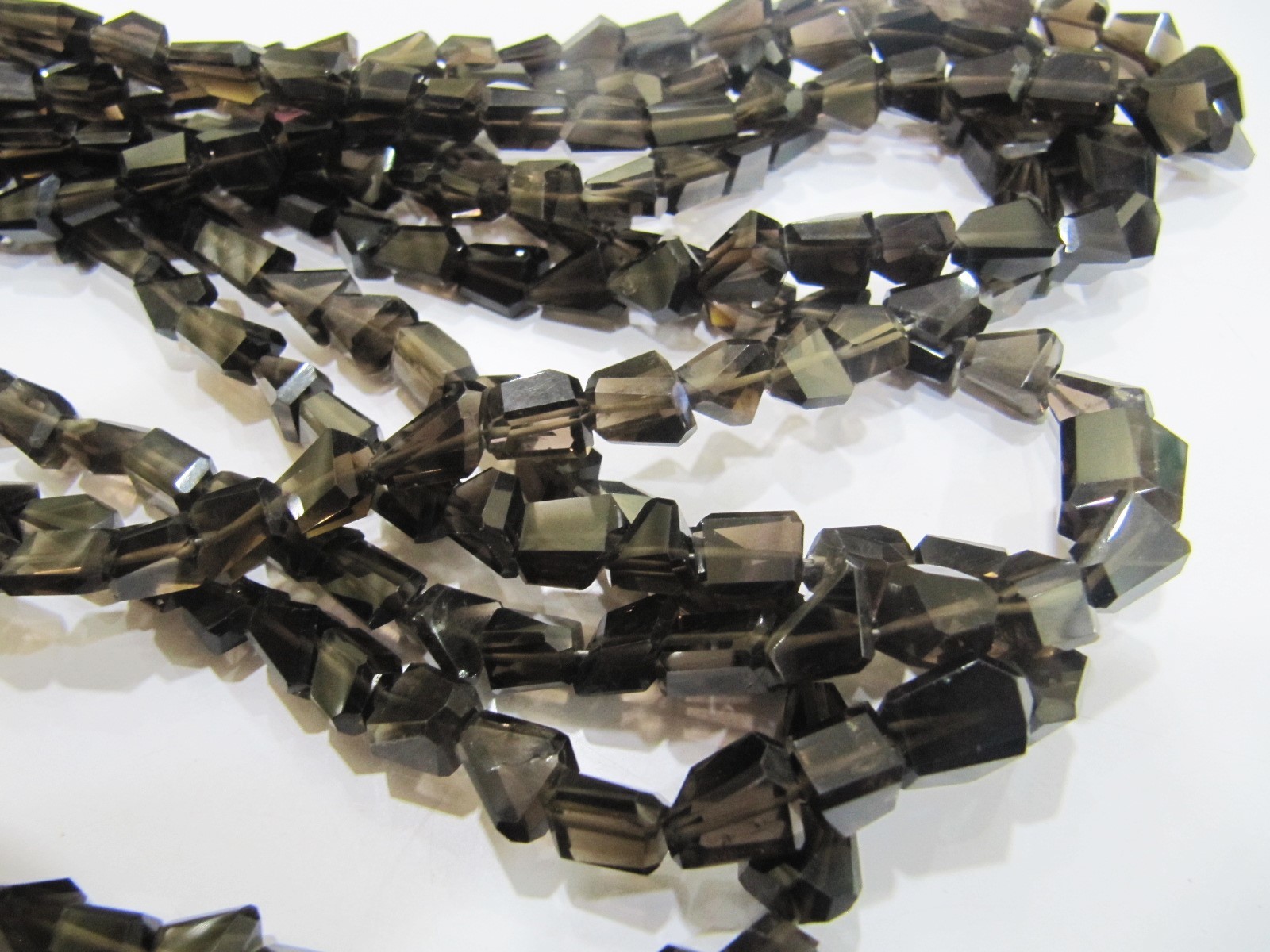 ON SALE Natural Smoky Quartz Nugget Shape Laser Cut