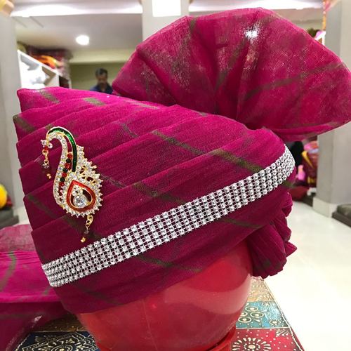 Lahriya Safa - Cotton , Rugged Design, Dimensional Accuracy, High Durability, Colour Fastness, Plain Technics for Weddings