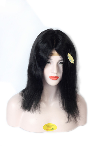 hair wig remy human hair 100% front lace women wig