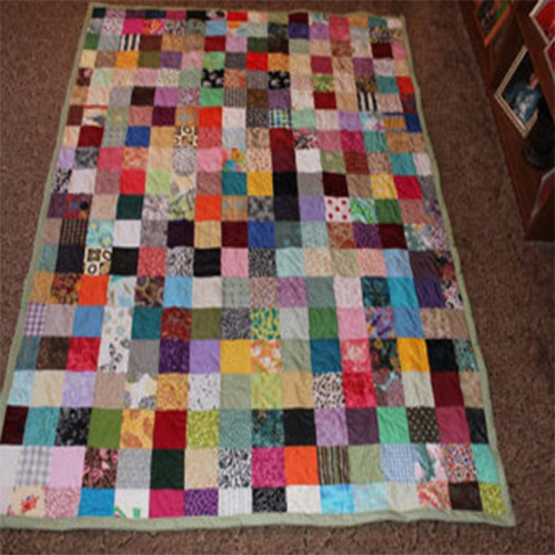 Multi Color Silk Patch Work Kantha Quilts