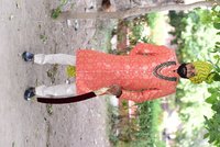 Heavy Brocade Art Dupion Indowestern Sherwani - Jacquard Fabric, Maroon & Beige Color | Long Sleeve, Anti-wrinkle, Quick Dry, Embroidered Patiala