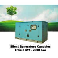 Silent Diesel Generator Canopy - 1.6mm Crca Steel, 5kva-2000kva, Blue | Lockable, Weatherproof, Soundproof, Easy Maintenance, 12 Months Warranty
