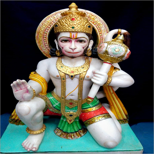White Hanuman Statue