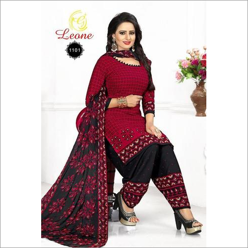 New Fancy Printed Dress Material For Ladies