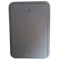Frp Full Floor Rectangular Manhole Cover - Customizable Dimensions, Lightweight Gray Finish | High Load Capacity, Excellent Impact Strength, Long Service Life
