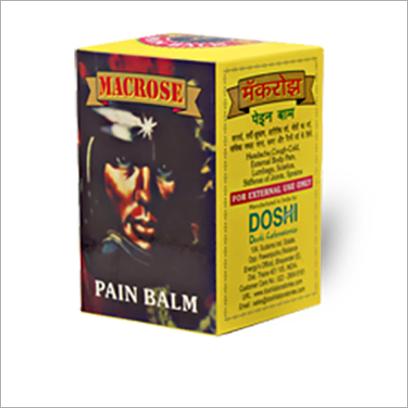 Ointment Macrose Pain Relief Balm