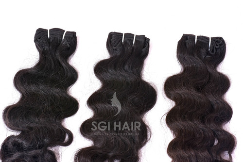 Natural Color Temple Hair Body Wavy