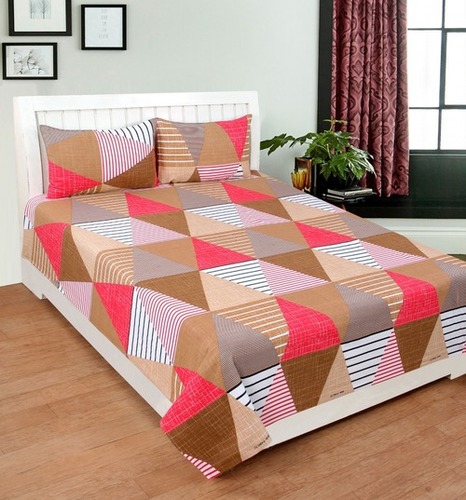 Simple Cotton Double Bed Sheet - 100% Cotton, Queen Size 90 Inch | Luxurious Comfort and Breathability