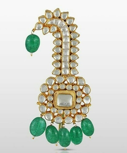 Safa Accessories for Men - Metallic, Customized Color | Use for Wedding, Polished Plastic Technics, Minimum Order of 10 Pieces