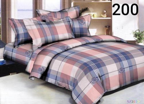 Avnoor Thick Glace Cotton Double Bed Sheet 90 X 100 Inches with 2 Pillow Cover