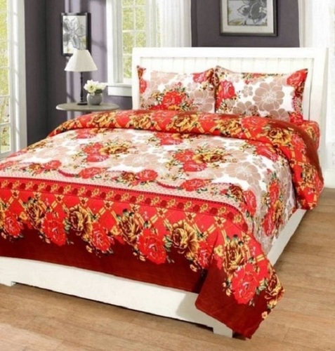 3D Double Bedsheet Length: 90 Inch (In)