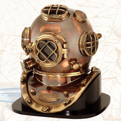 Brass Deep Sea Diver Diving Helmet Scuba Divers Helmet By PIRU ENTERPRISES