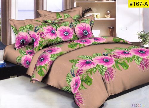 Lemry Double Bedsheet - Polyester Material | Queen Size, 90 Inch Length, Soft Touch Fabric for Comfortable Sleeping Experience