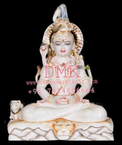 Shiv Mahadev Marble Statue