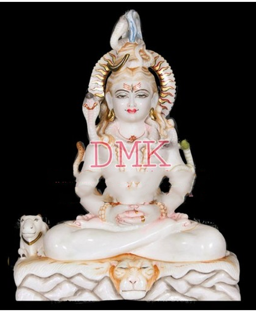 Shiv Mahadev Marble Statue - Height: 2 Foot (Ft)