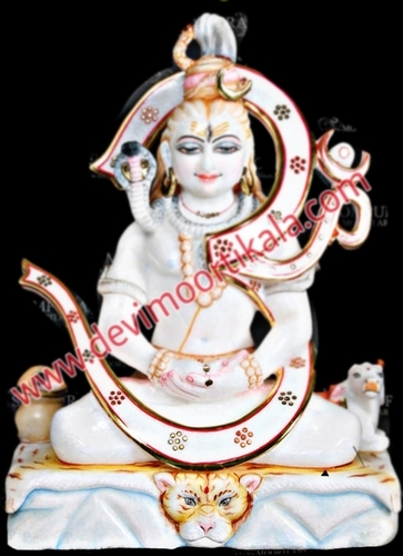 Stylish Marble Shiv Statue