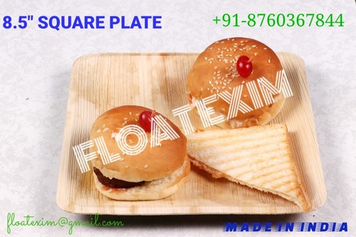 ARECA LEAF 8.5 INCH SQUARE PLATE