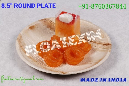 ARECA LEAF 8.5 INCH ROUND PLATE