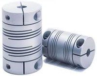 Flexible Beam Shaft Coupling - Aluminum, 6mm Inner Diameter X 25mm Outer Diameter | Zero Backlash, High Torsional Stiffness, Accommodates Parallel Misalignment