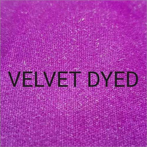 Velvet Dyed Fabric