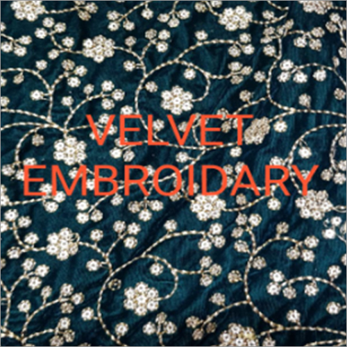 Velvet Embroidery Fabric