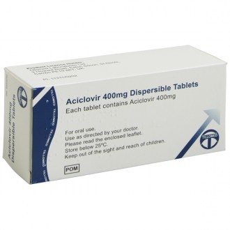 Aciclovir 400 Mg Dispancible Tablets Ingredients: Acyclovir