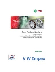FAG Precision Cylindrical Roller Bearing By V. W. IMPEX