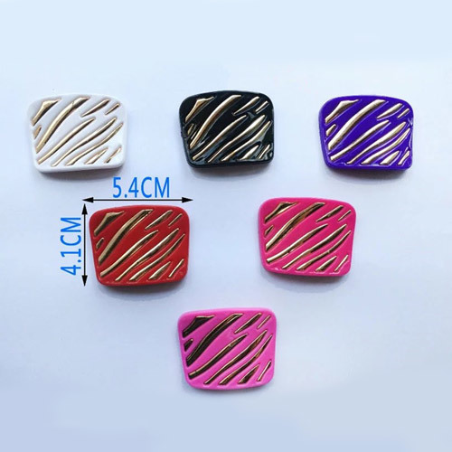 Plastic Shoes Clips Ornament Flat Buckle